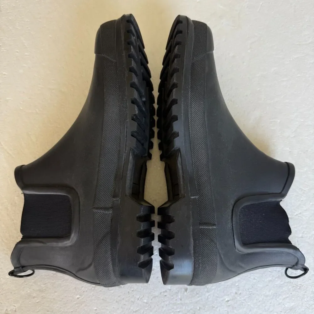 Stutterheim x Novesta Chelsea Rainwalker waterproof Rain Boots Black Size 10